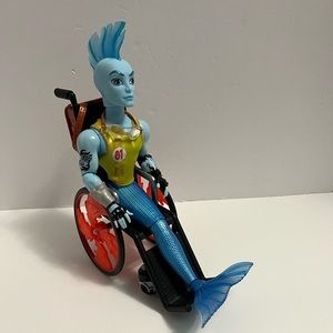 MONSTER HIGH DOLL FINNEGAN WAKE boy doll with wheelchair COMPLETE rare toy